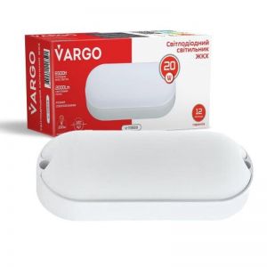 Corp de iluminat LED Vargo 24W extern  5000K IP54 oval alb