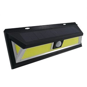 LED настенный светильник на солнечных батареях VARGO 20W COB черный