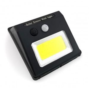 LED настенный светильник на солнечных батареях VARGO 5W COB черный