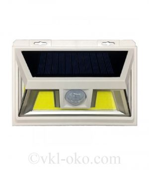 LED настенный светильник на солнечных батареях VARGO 10W COB белый