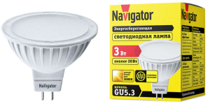 Лампа LED NLL-MR16-3W-230-3K-GU5.3 3000K  Navigator